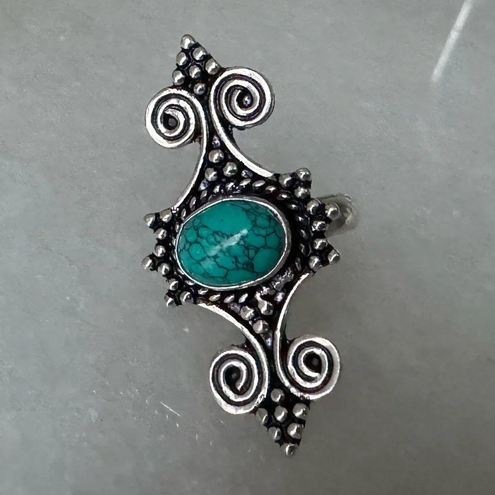 NWOT Sundance Across the Mesa Ring, Turquoise, Sterling Silver